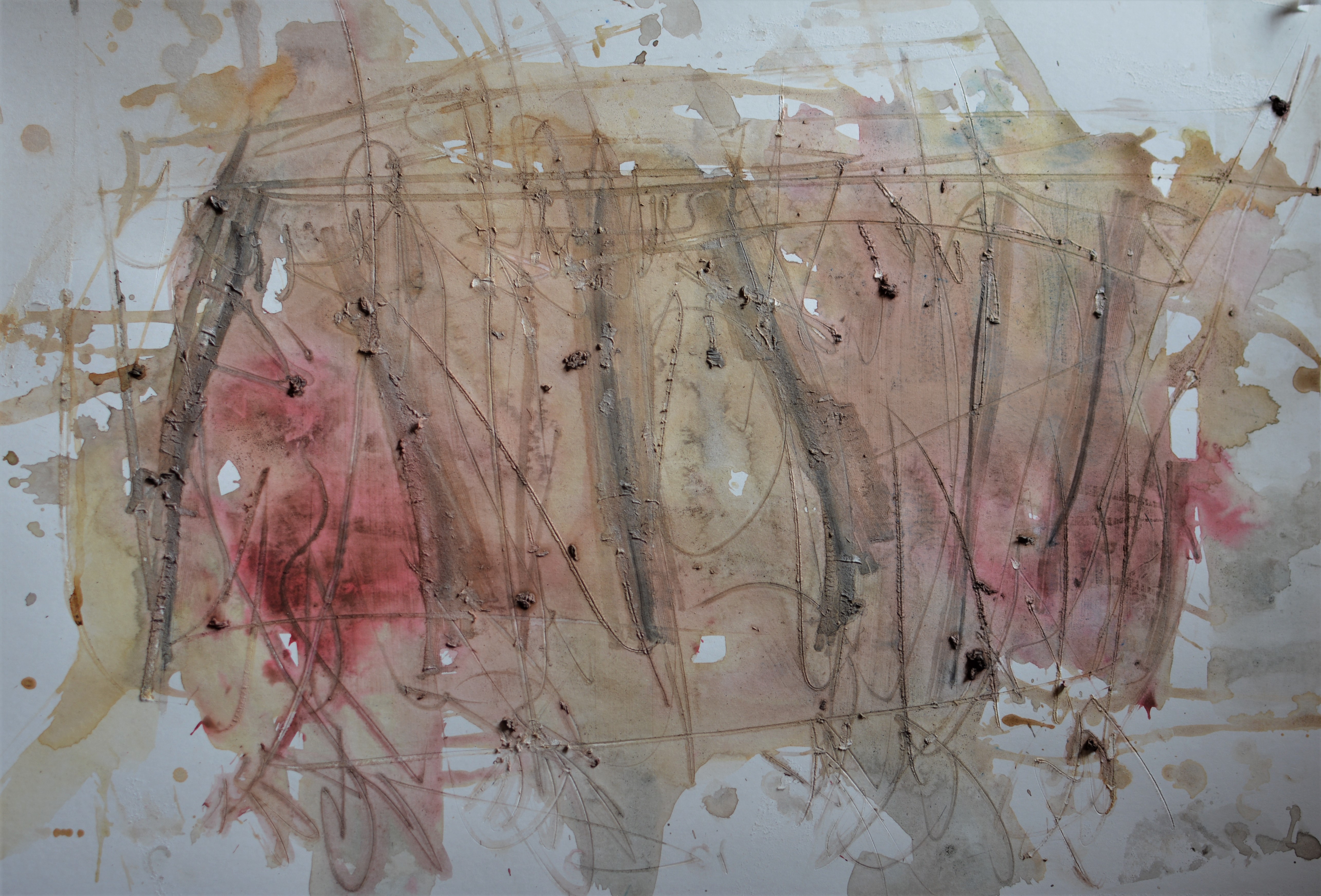 abstrakter expressionismus, mixed media, lyrischer abstraktionismus