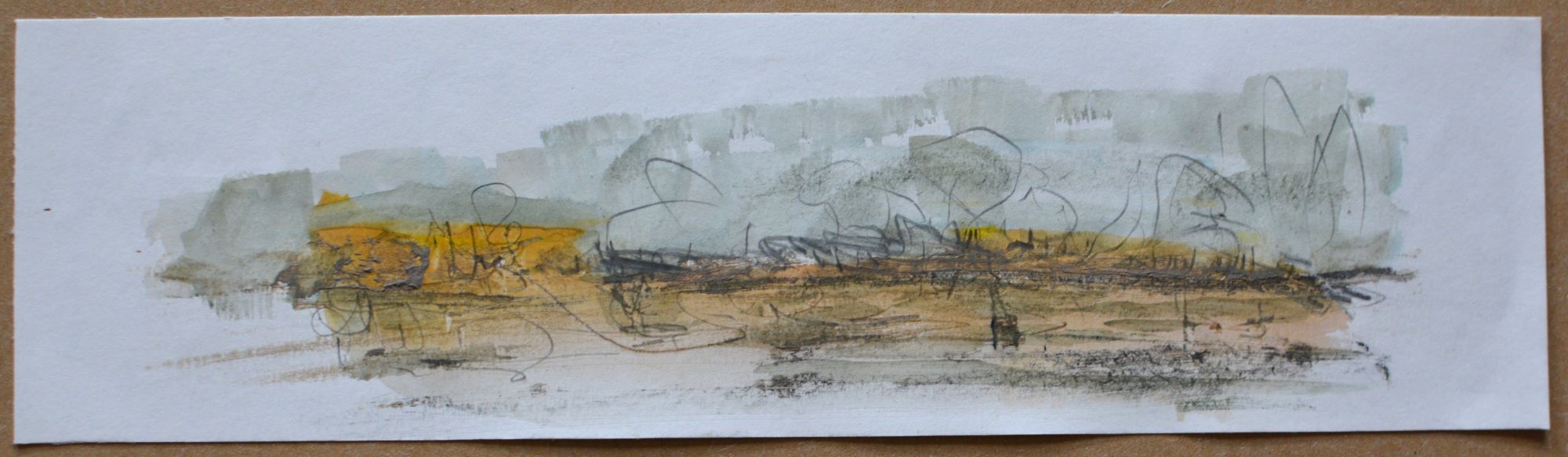 Flusslandschaft an der Elbe im Oktobergold